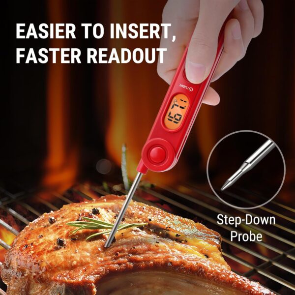 ThermoPro TP03B Digital Meat Thermometer for Cooking, Instant Read Thermometer with Backlight - Image 4