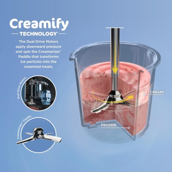 Ice Cream Maker, for Gelato, Mix-ins, Milkshakes, Sorbet, Smoothie Bowls & More, 7 One-Touch Programs - Image 3